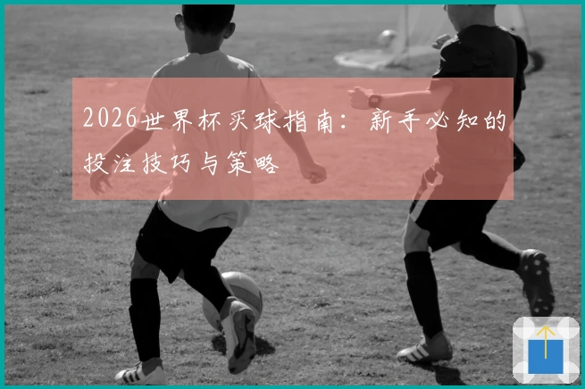 2026世界杯买球指南：新手必知的投注技巧与策略